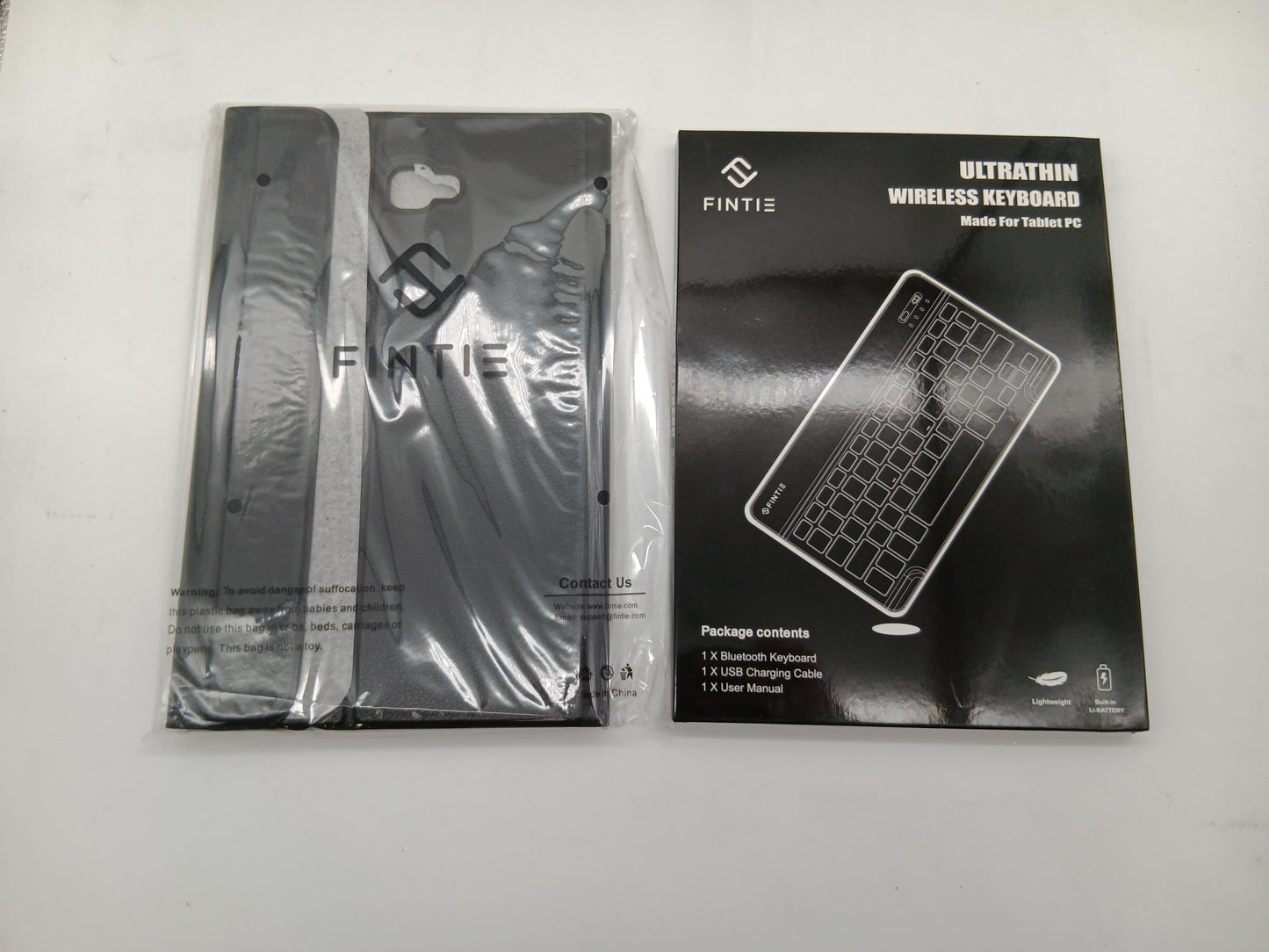 Finite Samsung Galaxy Keyboard Case Black UK Tab A 10.1